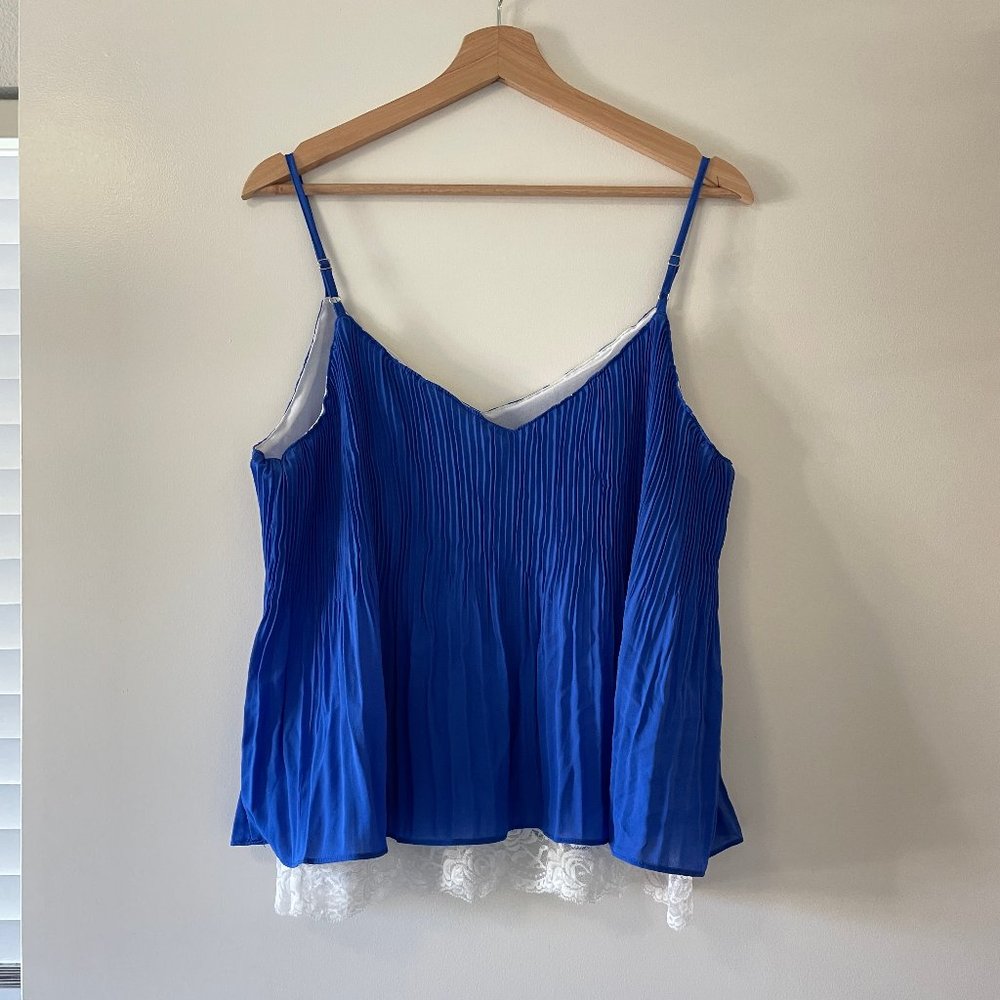 TCEC Blue Ruffle Tank - Picture 4 of 7